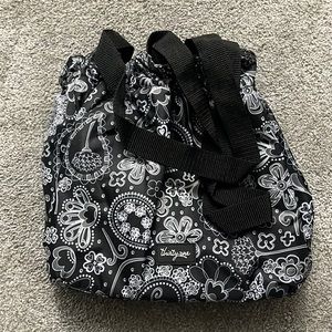 thirty-one black cinch top thermal lunch bag